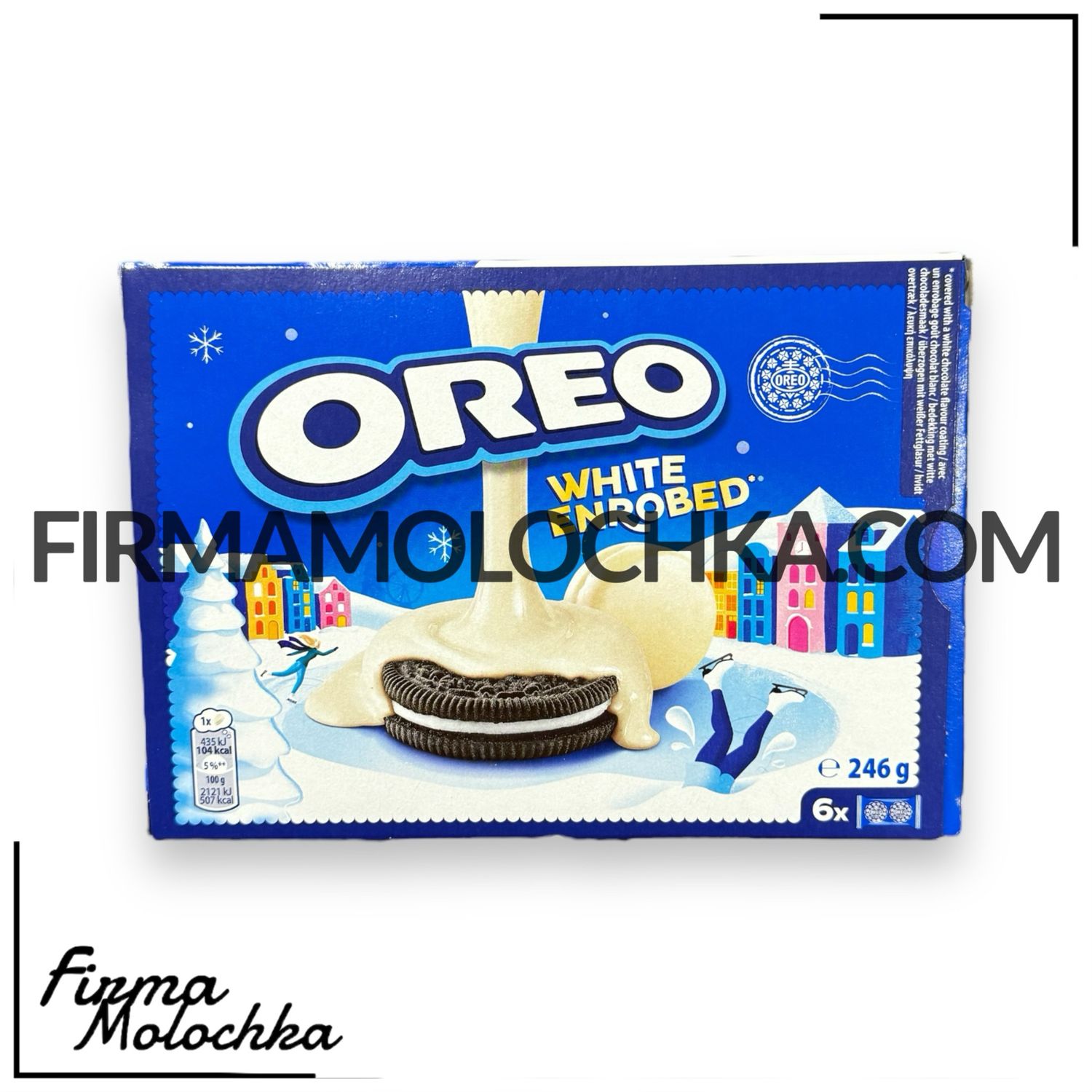 Печиво ОРЕО в БІЛОМУ шоколаді 246грам (10шт/ящ)