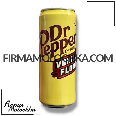 Напій Dr Pepper зі смаком ВАНІЛІ (sleek) 330мл (24шт/ящ)