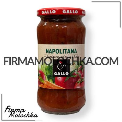 Соус НЕАПОЛІТАНСЬКИЙ (скло) 350грам ТМ Gallo Salsa (8шт/ящ)