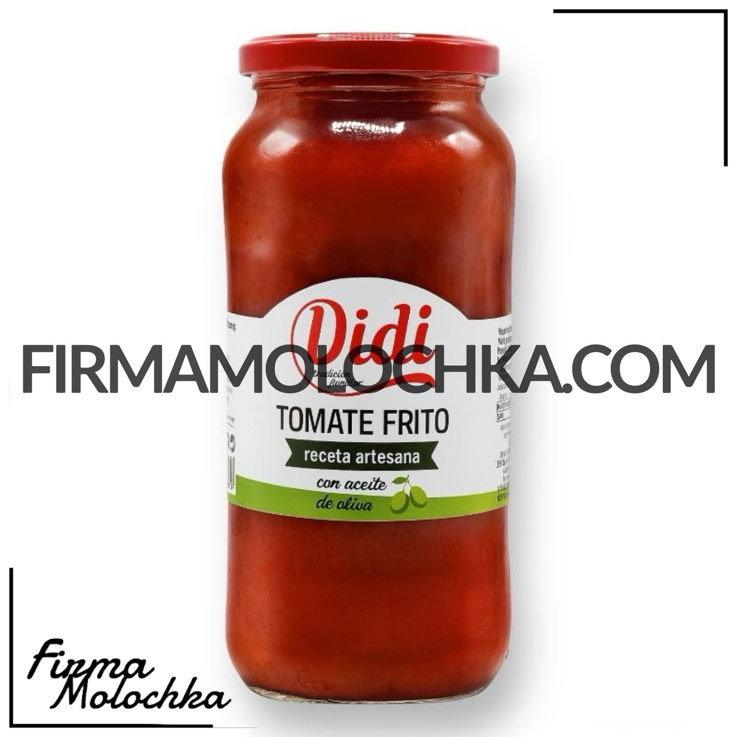 Соус зі СМАЖЕНИХ ТОМАТІВ з оливковою олією (скло) 560грам ТМ ДІДІ (12шт/ящ)