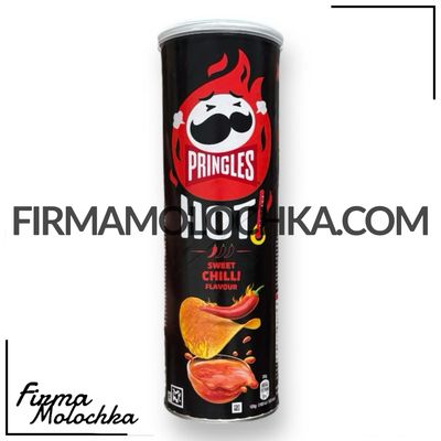 Чіпси &quot;Прінглс&quot; ГОСТРІ зі смаком СОЛОДКОГО ЧИЛІ (SWEET CHILI) 160грам (19шт/ящ)