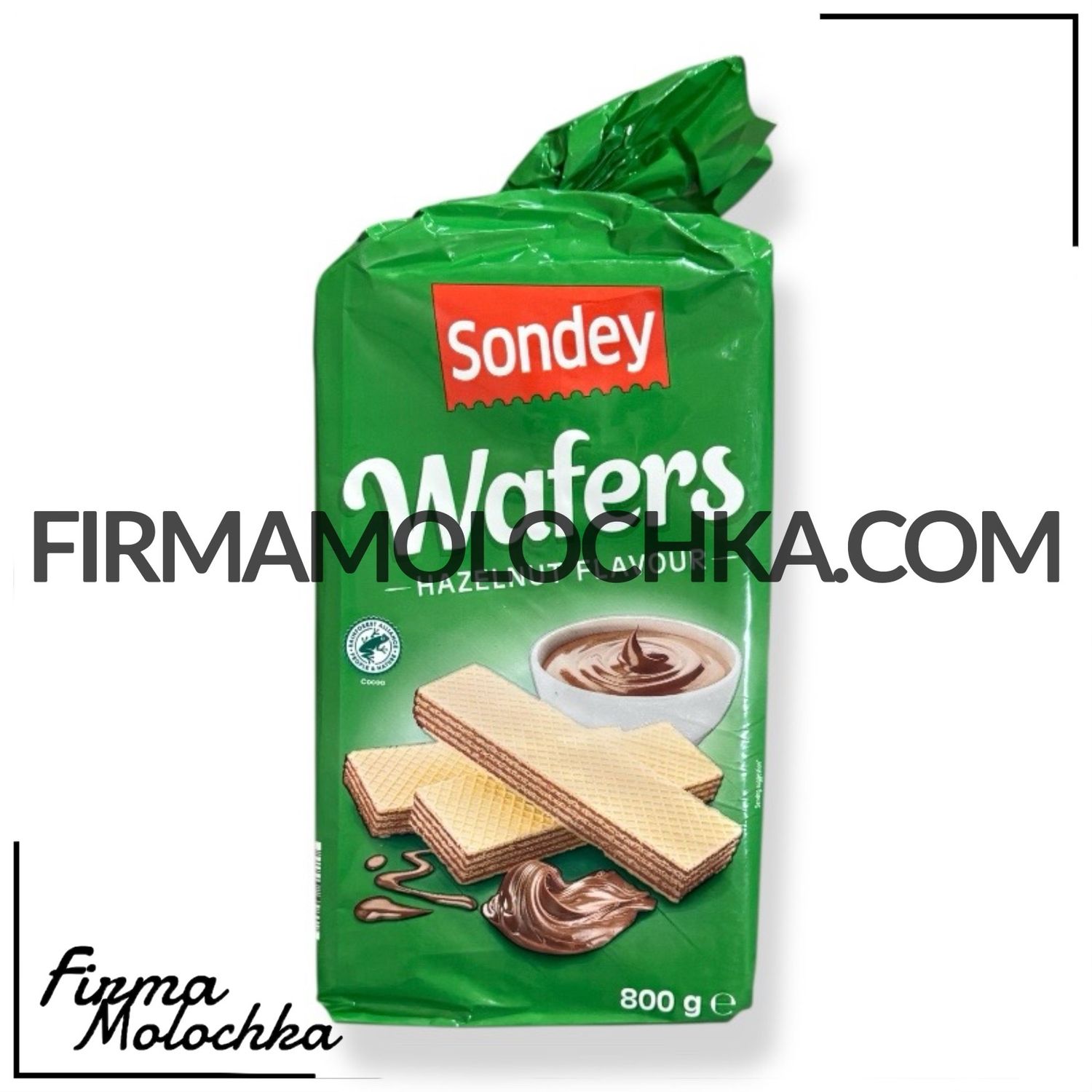 Вафля з горіховим кремом 800грам ТМ SONDEY (12шт/ящ)