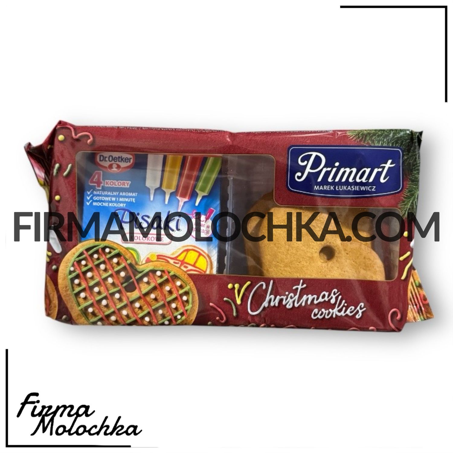 Різдвяне печиво з фарбами ФІГУРКИ 211грам ТМ Прімарт (5шт/ящ)