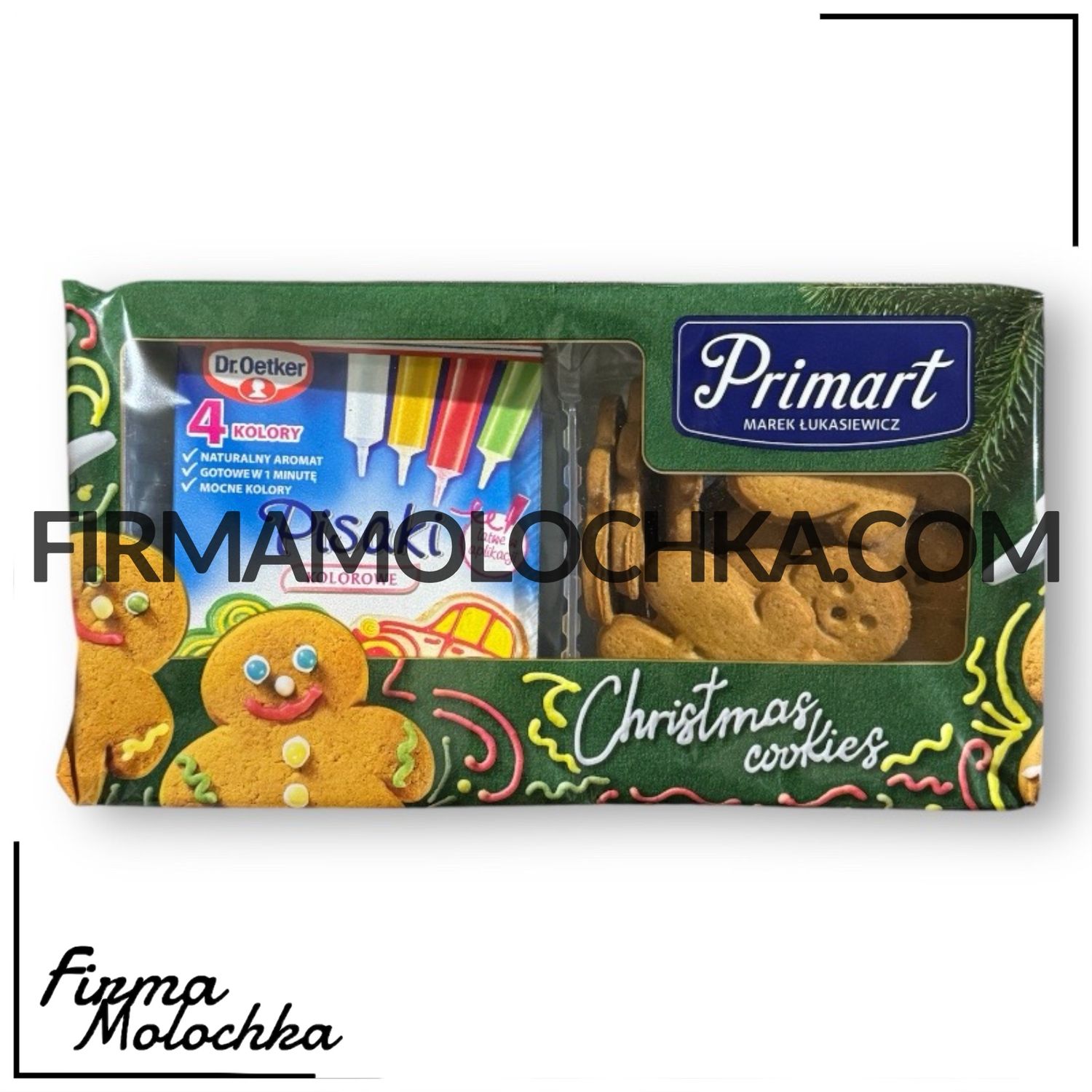 Різдвяне печиво з фарбами ЧОЛОВІЧКИ 211грам ТМ Прімарт (5шт/ящ)