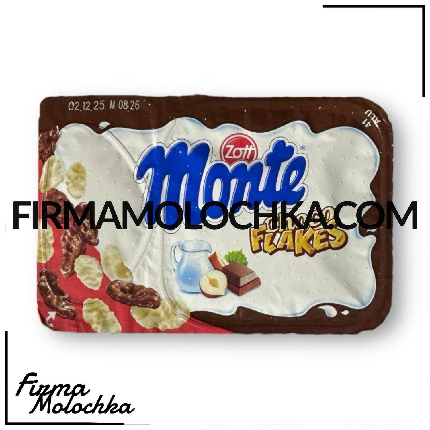 Десерт монте CHOCO FLAKES 125грам ТМ Zott (5шт/ящ)
