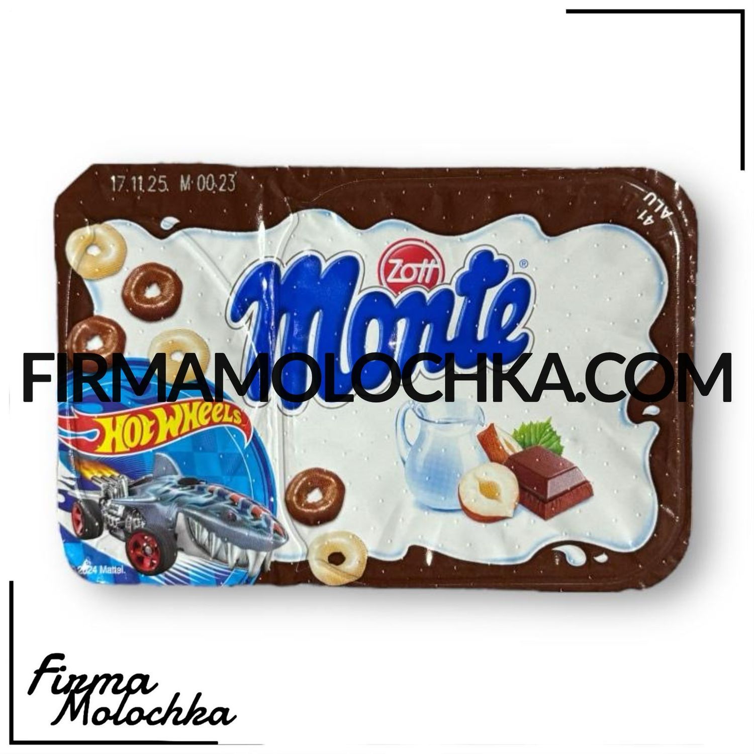 Десерт монте HOT WHEELS 125грам ТМ Zott (5шт/ящ)
