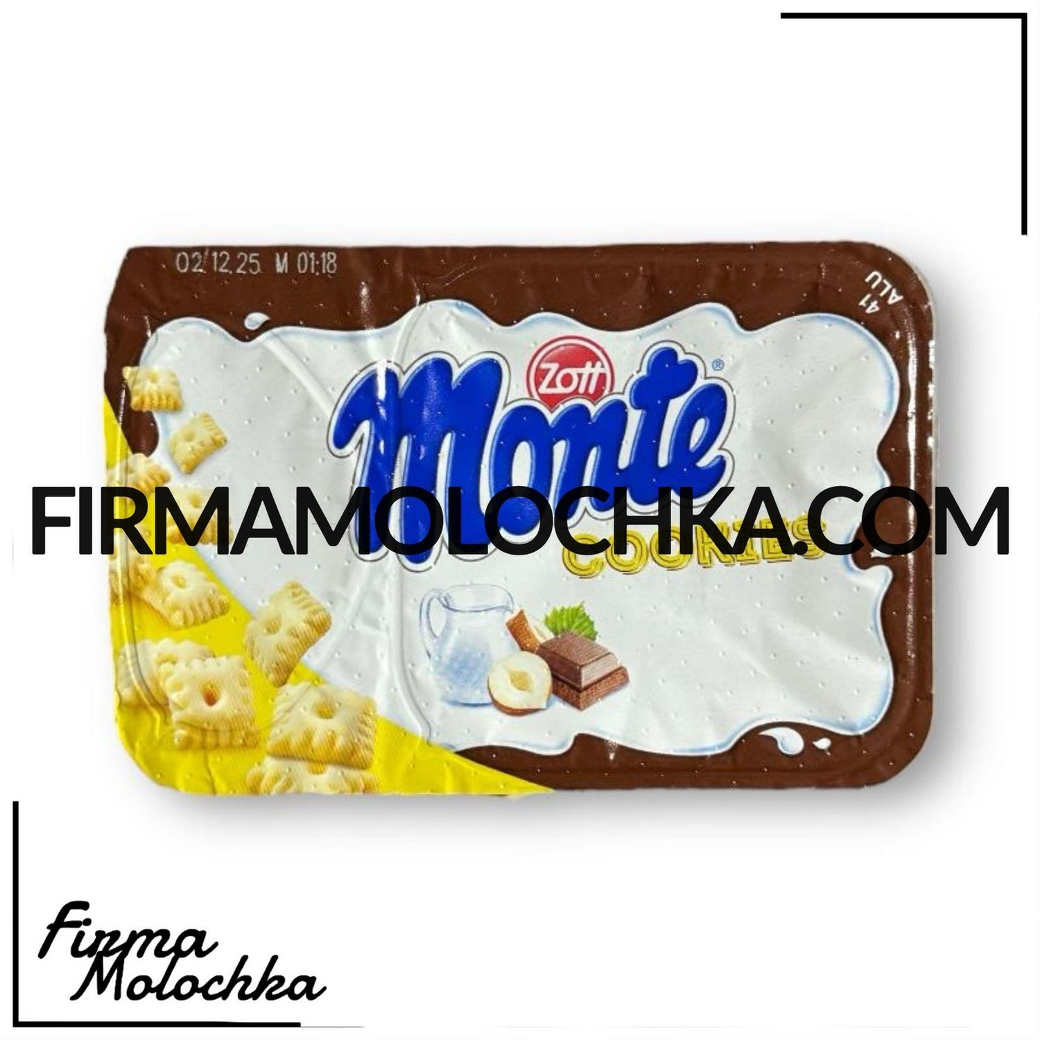 Десерт монте COOKIES 125грам ТМ Zott (5шт/ящ)