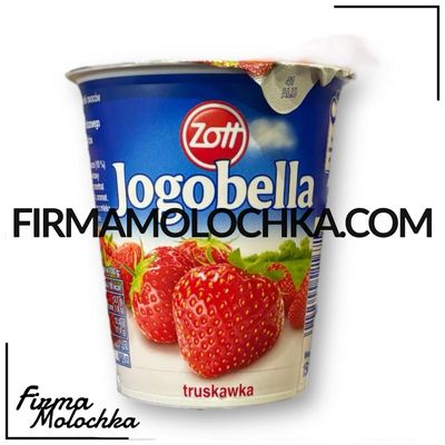 Йогурт ЙОГОБЕЛЛА зі смаком ПОЛУНИЦІ 150грам ТМ Zott (20шт/ящ)