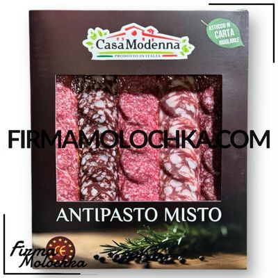 Нарізка ковбаси асорті АНТІПАСТО МІСТО ТМ Каса Модена