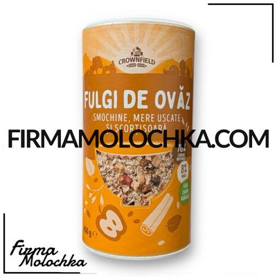 Мюслі зі смаком ЯБЛУКА та КОРИЦІ 450грам ТМ Crownfield (6шт/ящ)