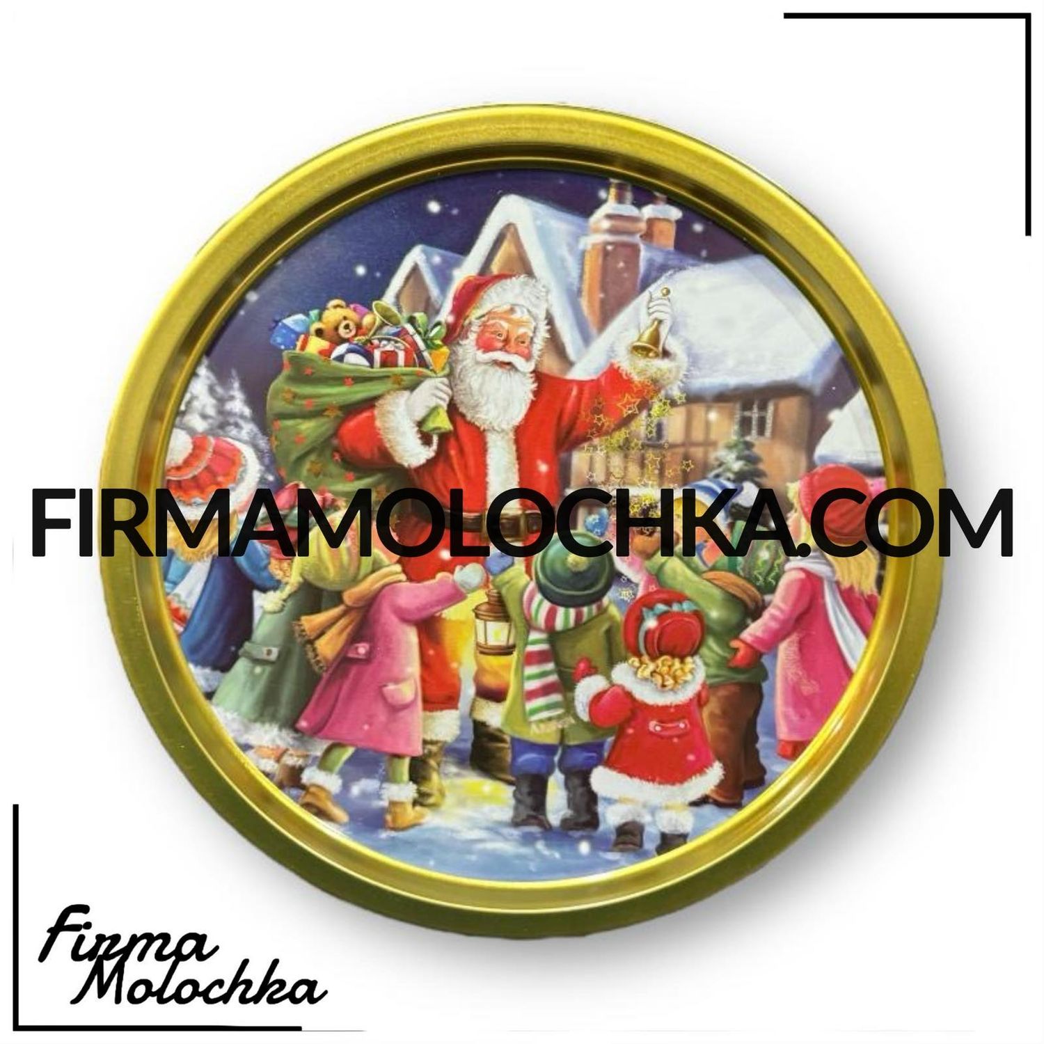 Печиво вершкове NOSTALGIC SANTA (ж/б) 340грам (12шт/ящ)