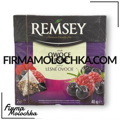 Чай в пірамідках з ЛІСОВИМИ ЯГОДАМИ (20пакетів) 40грам ТМ Рамсей (16шт/ящ)