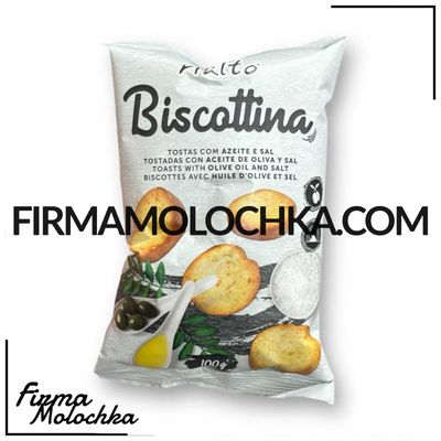 Міні тости з оливковою олією та сіллю 100грам (12шт/ящ)