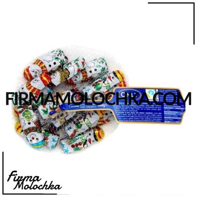 Цукерки РІЗДВЯНІ ФІГУРКИ МІКС (сітка) 80грам ТМ Онлі (24шт/ящ)