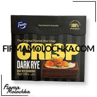 Хлібці житні ДАРК 215грам ТМ Фазер (9шт/ящ)