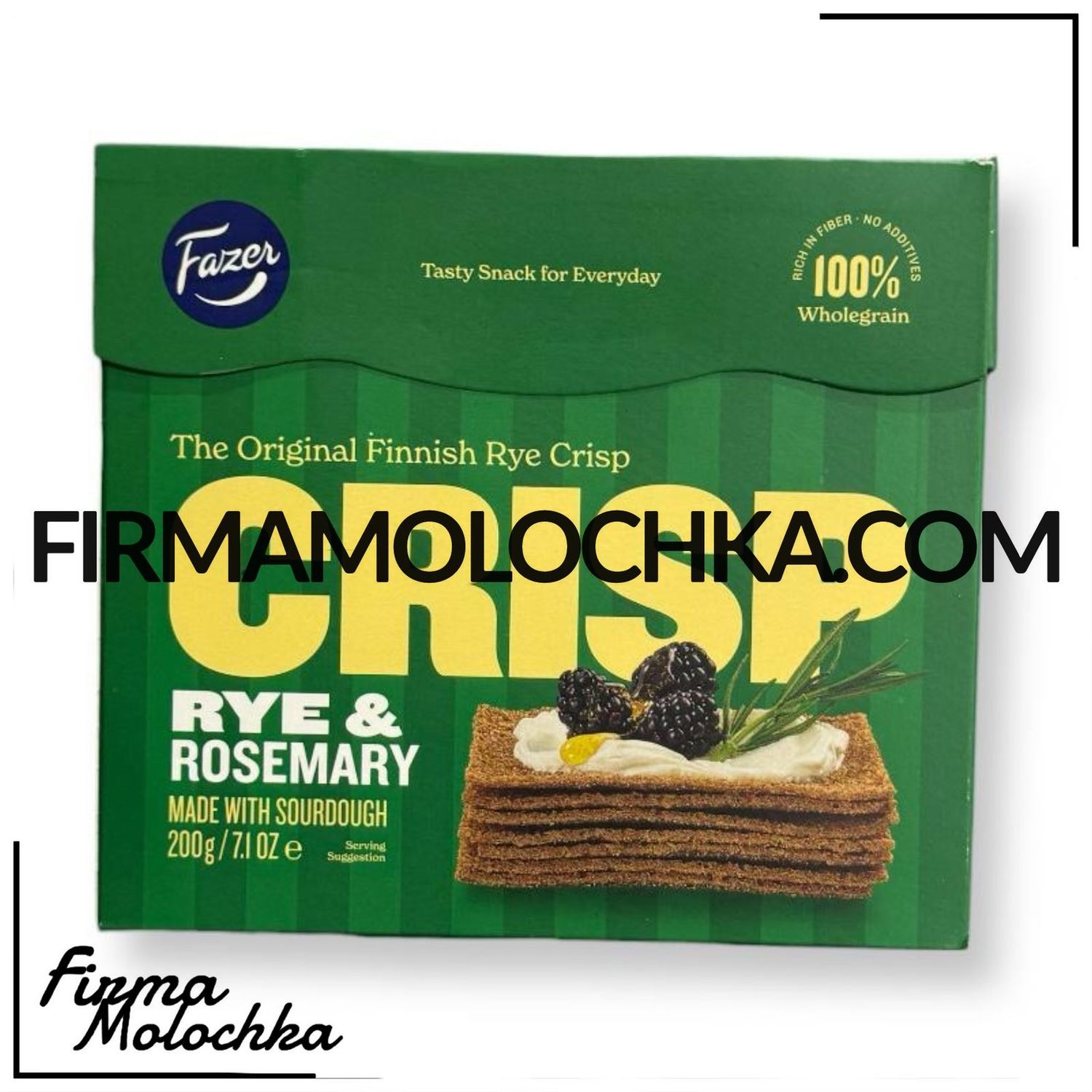 Хлібці житні зі СПЕЦІЯМИ 200грам ТМ Фазер (9шт/ящ)