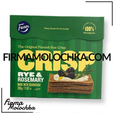 Хлібці житні зі СПЕЦІЯМИ 200грам ТМ Фазер (9шт/ящ)