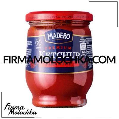 Кетчуп в АСОРТИМЕНТІ 300грам (скло) ТМ Мадеро (12шт/ящ)