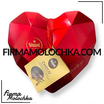 Цукерки серце ВЕЛИКЕ 110грам ТМ Wawel (4шт/ящ)