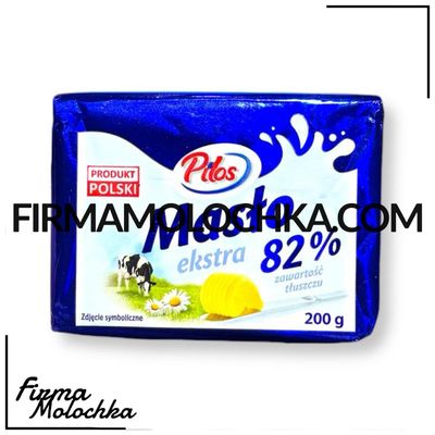 Масло 82% ЕКСТРА 200грам ТМ Пілос (50шт/ящ)