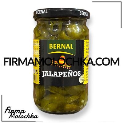 Перець халапеньйо різаний (скло) 300/130грам ТМ БЕРНАЛ (12шт/ящ)