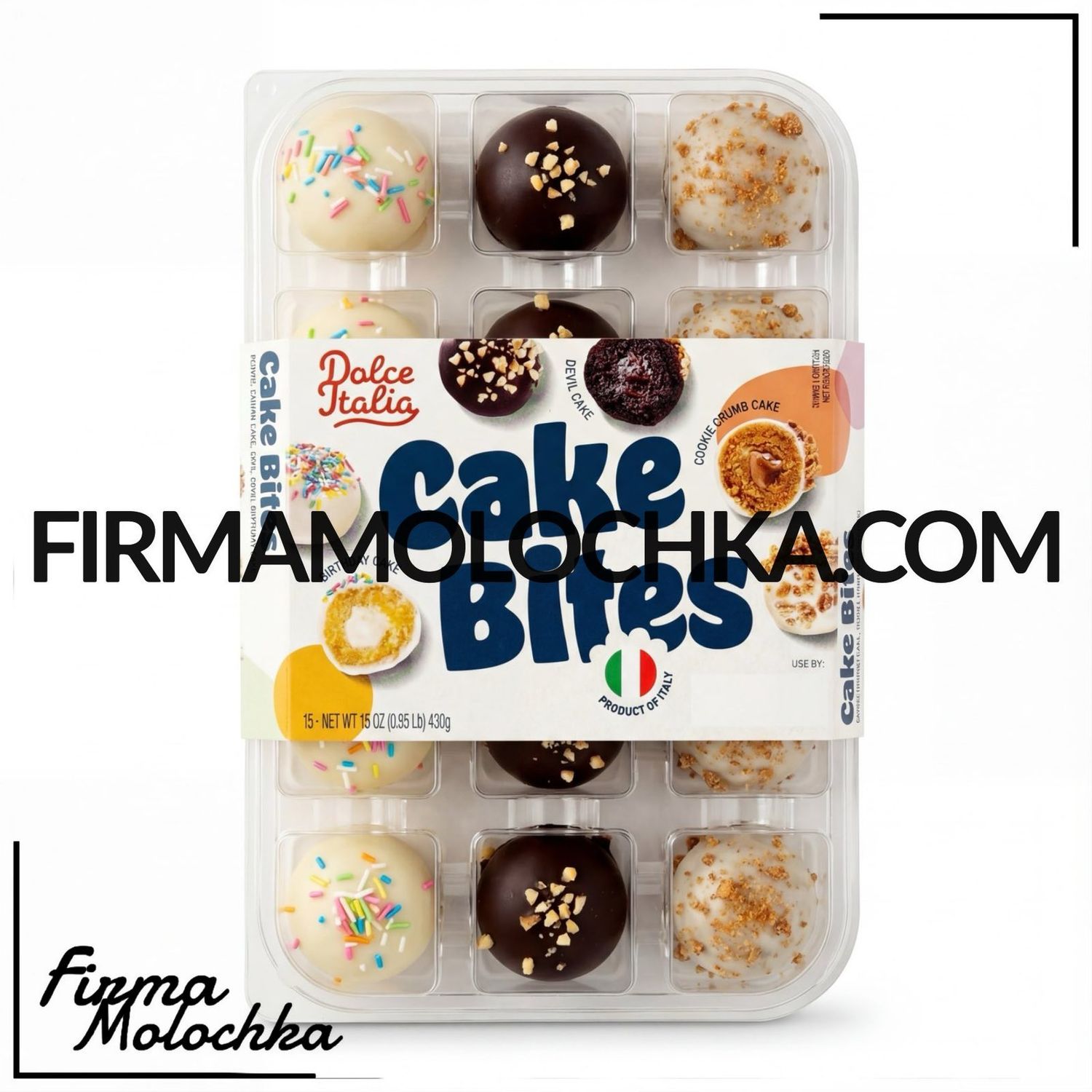 Десерт CAKE BITES 430грам ТМ Дольче Італія (21шт/ящ)