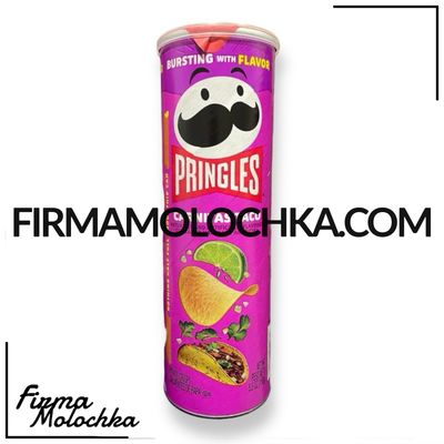 Чіпси "Прінглс" АМЕРИКА зі смаком карнітас тако 156грам (14шт/ящ)