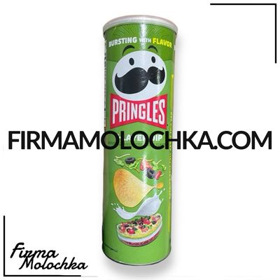Чіпси "Прінглс" АМЕРИКА зі смаком соусу 7-LAYER DIP 156грам (14шт/ящ)