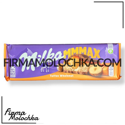 Шоколадка Мілка ТОФІ з ЛІСОВИМ ГОРІХОМ (Toffee Wholenut) 300грам ТМ Мілка (12шт/ящ)