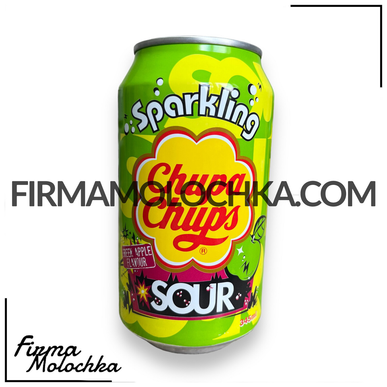 Напій зі смаком КИСЛОГО ЯБЛУКА (Green Apple Flavour) 345мл ТМ ЧУПА ЧУПС (24шт/ящ)