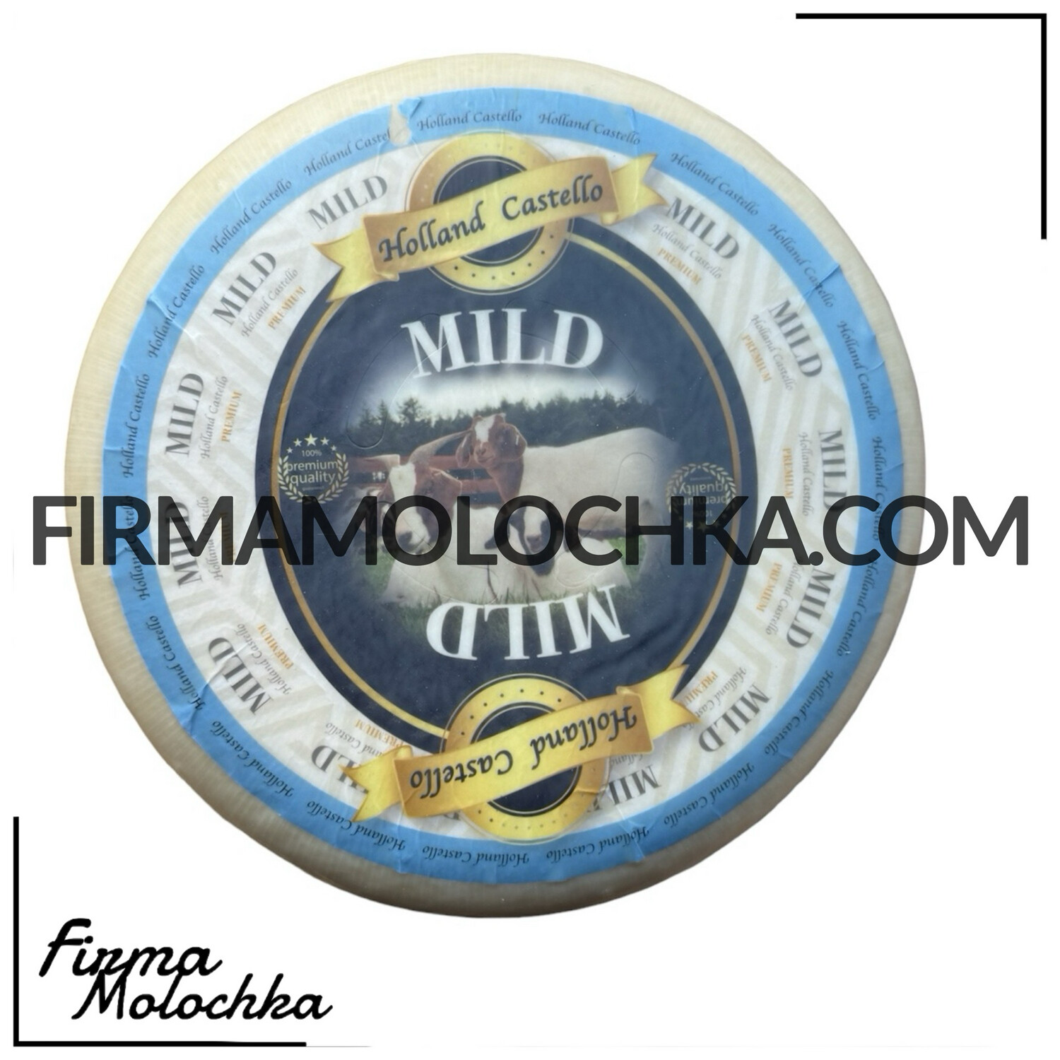 Сир козиний MILD (круг) 4кг ТМ Холанд Кастелло
