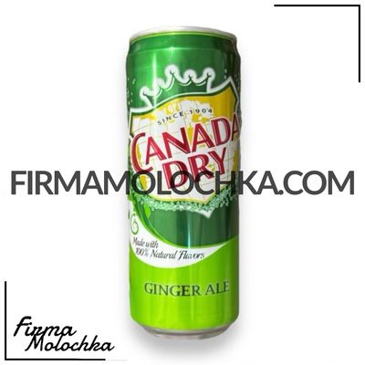 Напій КАНАДА ДРАЙ зі смаком ІМБИРНОГО ЕЛЮ 330мл (12шт/ящ)