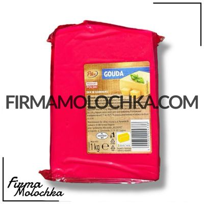 Сир ГАУДА (брус) 1кг ТМ Пілос (11шт/ящ)