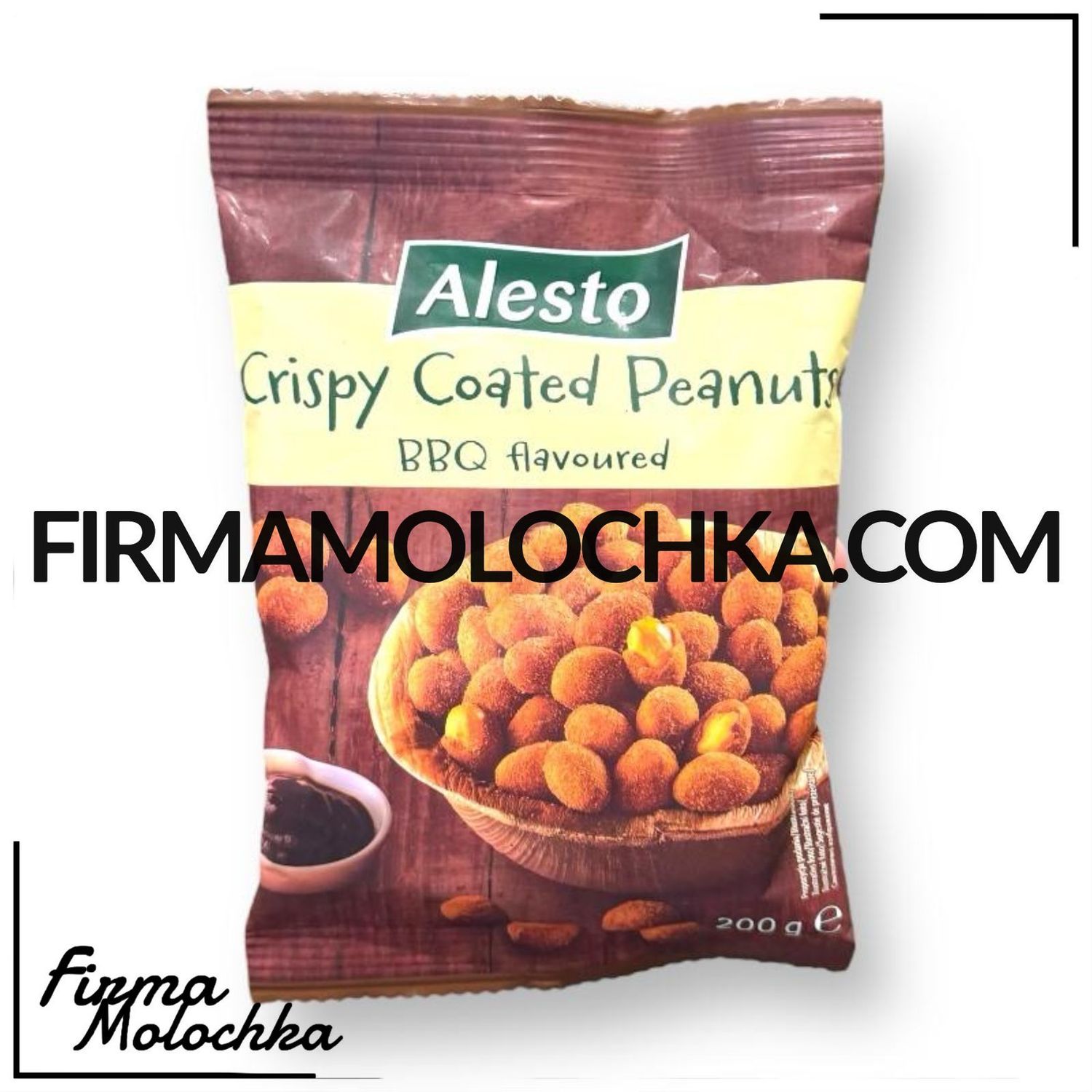 Арахіс в клярі зі смаком БАРБЕКЮ 200грам ТМ Алесто (30шт/ящ)