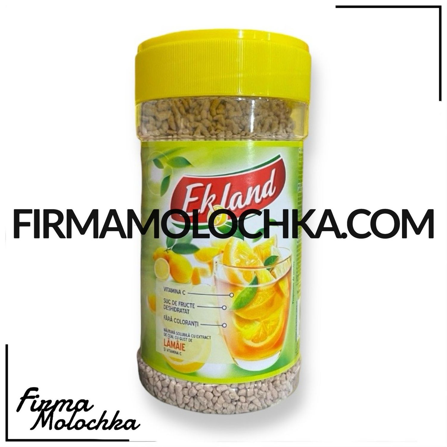 Чай гранульований зі смаком ЛИМОН (банка) 350грам ТМ Ekland (6шт/ящ)