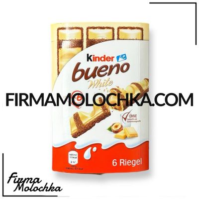 КОРОБКА кіндер БУЕНО ВАЙТ (6*19,5грам) 117грам ТМ Кіндер (27шт/ящ)