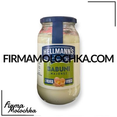 Майонез БАБУНІ (скло) 405мл ТМ Хелманс (12шт/ящ)