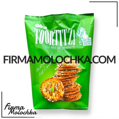 Крекер ТОРТІЗІ з МІКСОМ НАСІННЯ 180грам (12шт/ящ)