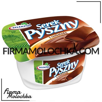 Десерт сирковий зі смаком ШОКОЛАД 140грам ТМ Млекпол (12шт/ящ)