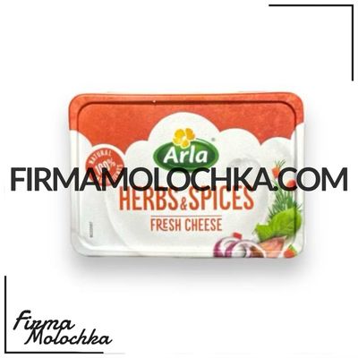 Крем-сир З ТРАВАМИ та СПЕЦІЯМИ 200грам ТМ Арла (10шт/ящ)
