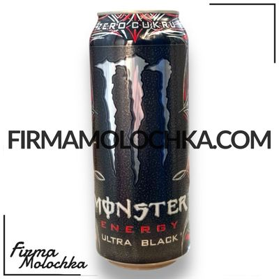 Енергетичний напій МОНСТР Ultra Black 500мл (12шт/ящ)
