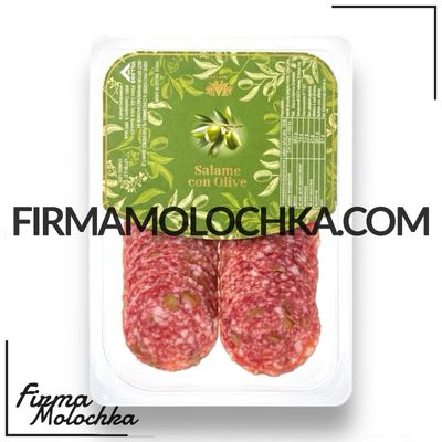 Нарізка салямі з ОЛИВКАМИ 75грам (ІТАЛІЯ)