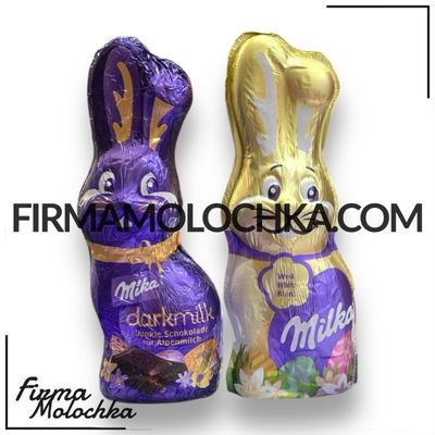 ВЕЛИКИЙ шоколадний заєць в АСОРТИМЕНТІ 90грам ТМ Мілка (14шт/ящ)