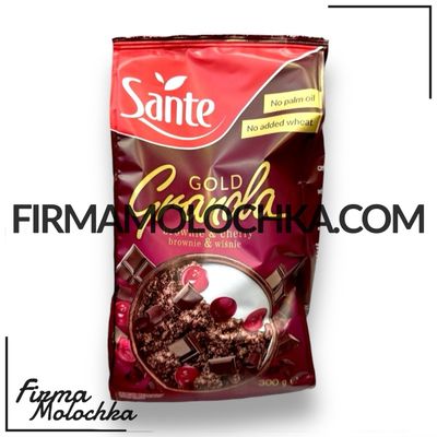 Гранола ГОЛД з вишнею та шоколадом 300грам ТМ САНТЕ (14шт/ящ)