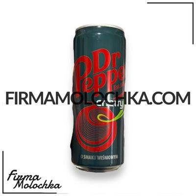 Напій Dr Pepper зі смаком ВИШНІ (sleek) 330мл (24шт/ящ)