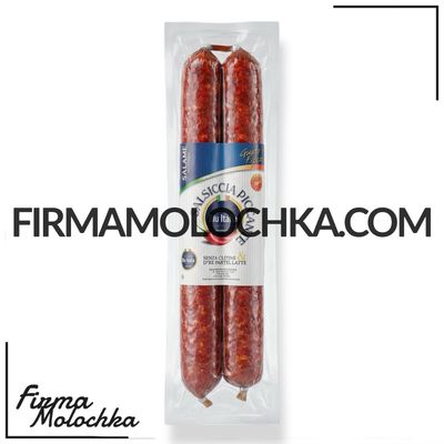 ТМ BLU ITALIA ковбаса salsiccia piccante (вагова) 1,2кг (ІТАЛІЯ)