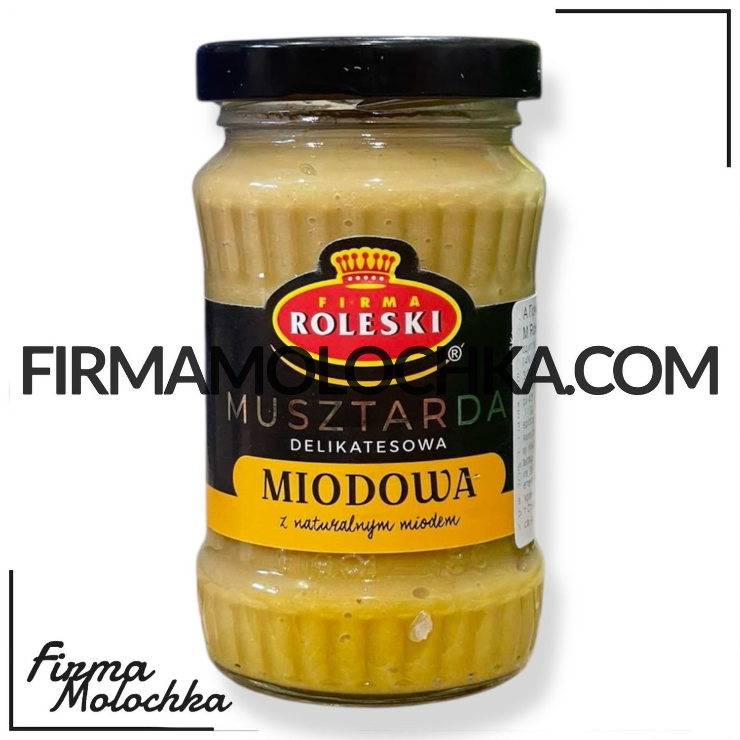 Гірчиця МЕДОВА (скло) 175грам ТМ Ролескі (10шт/ящ)