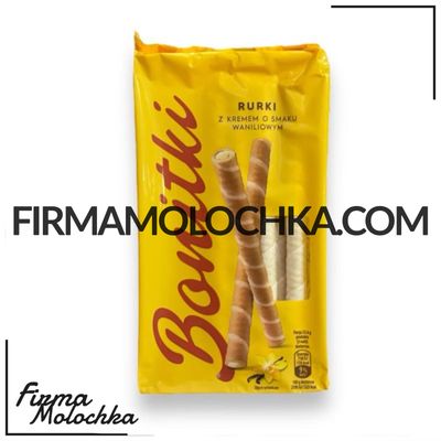 Вафельні трубочки зі смаком ВАНІЛІ 280грам ТМ Бонітки (12шт/ящ)