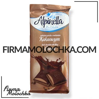 Шоколад з кремом какао 100грам ТМ АЛЬПІНЕЛА (19шт/ящ)