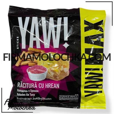 Сухарики смаком холодця з хроном 85грам ТМ YAW (20шт/ящ)